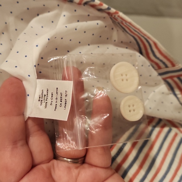 ⭕️ PRICE FIRM NEW Talbots Seersucker Patchwork Striped Blazer Size Petite 12 - Picture 7 of 8